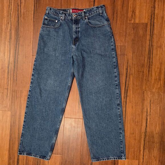 Vintage Y2K Levi's SilverTab Jeans Loose Wide Leg 31x29 Made in USA (Tag 32x30) - Picture 1 of 14